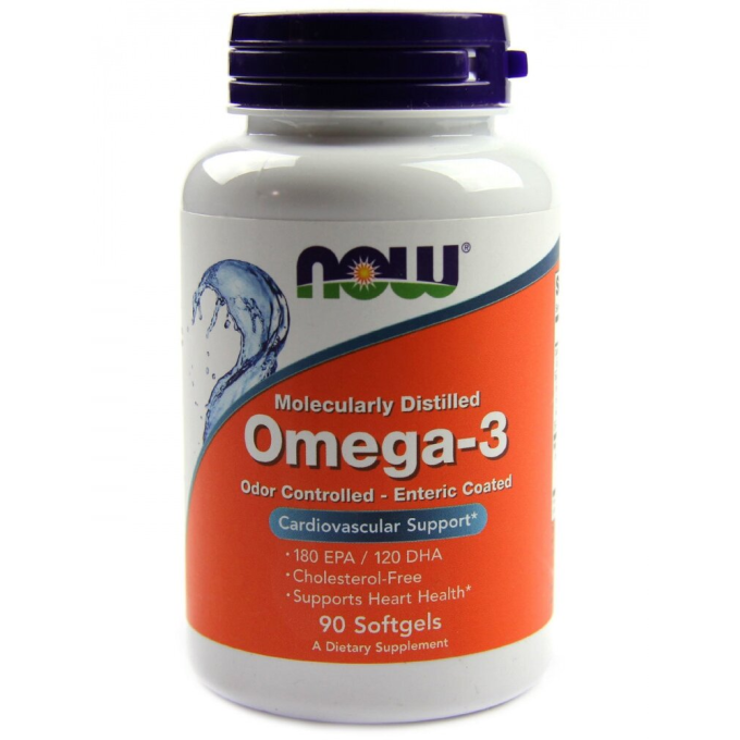 Ультра Омега-3 NOW FOODS OMEGA-3 ENTERIC 90 SGELS NS31079